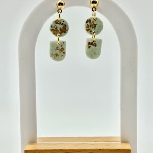 Seafoam Gild Post Earrings