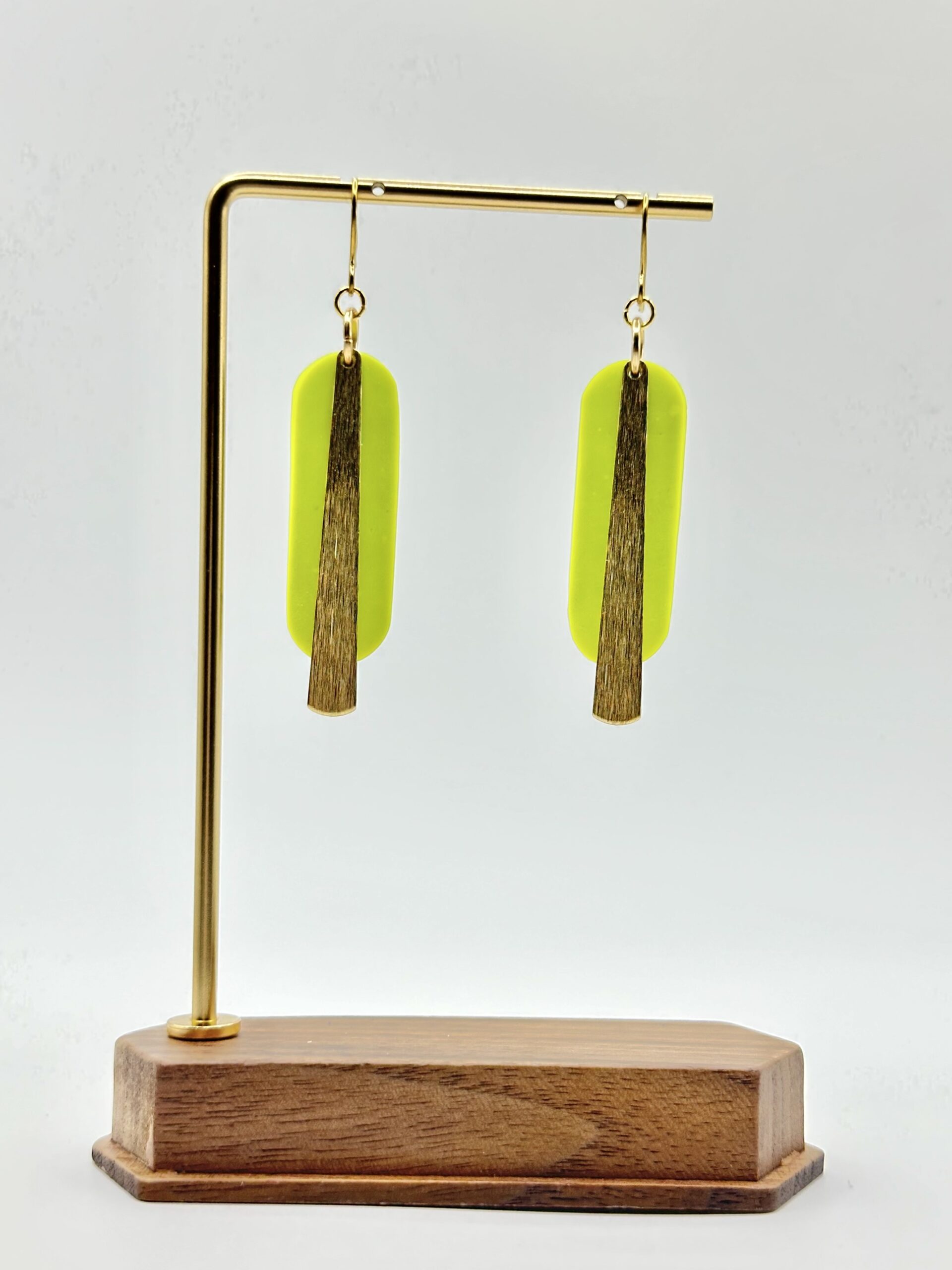 Canopy Gold Oval Drop Earrings