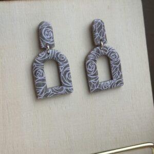 Wildstone Floral Abstract Post Earring