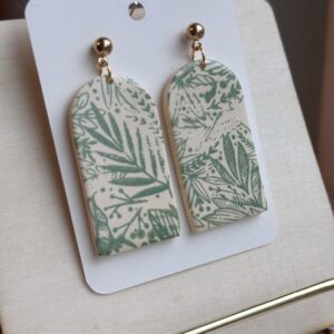 Sassy Sage Post Drop Earring