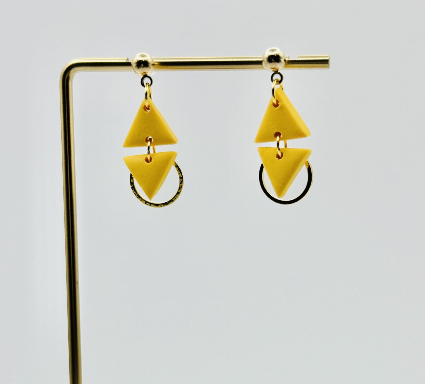 Golden Wildflowers Post Earring