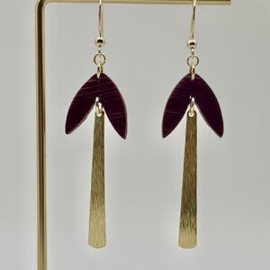 Flora Gold Accented Drop