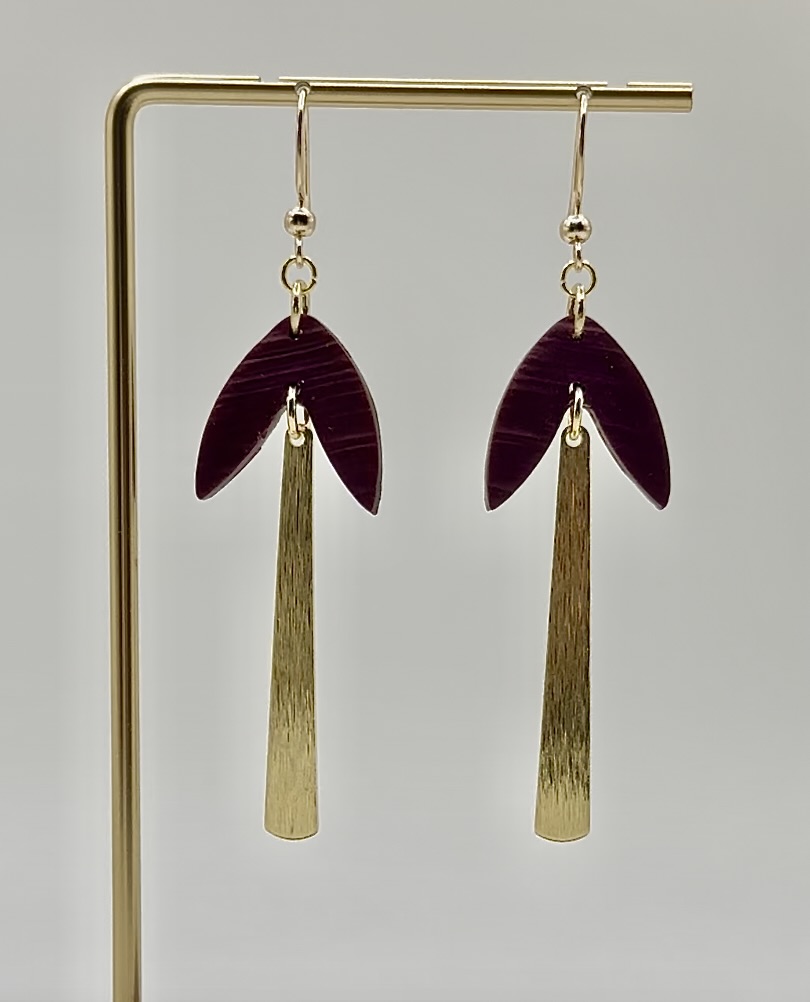 Flora Gold Accented Drop