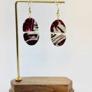 Wild Ginger Oval Dangle