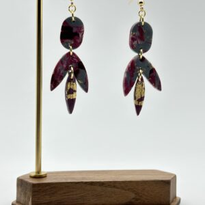 Flora Gold Accented Petal Drop