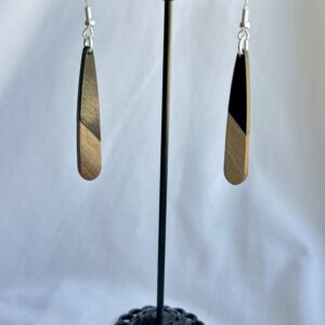 Resin w/Wood Dangle (Onyx)