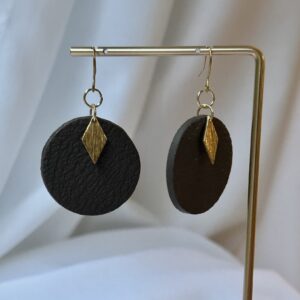 Golden Diamond and Matte Leather (Medium Size)