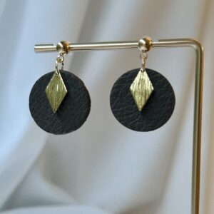 Golden Diamond and Matte Leather (Small Size)
